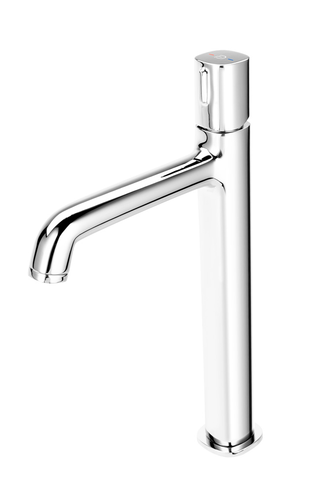 MEANDRO, Standing countertop washbasin mixer, click-clack drain