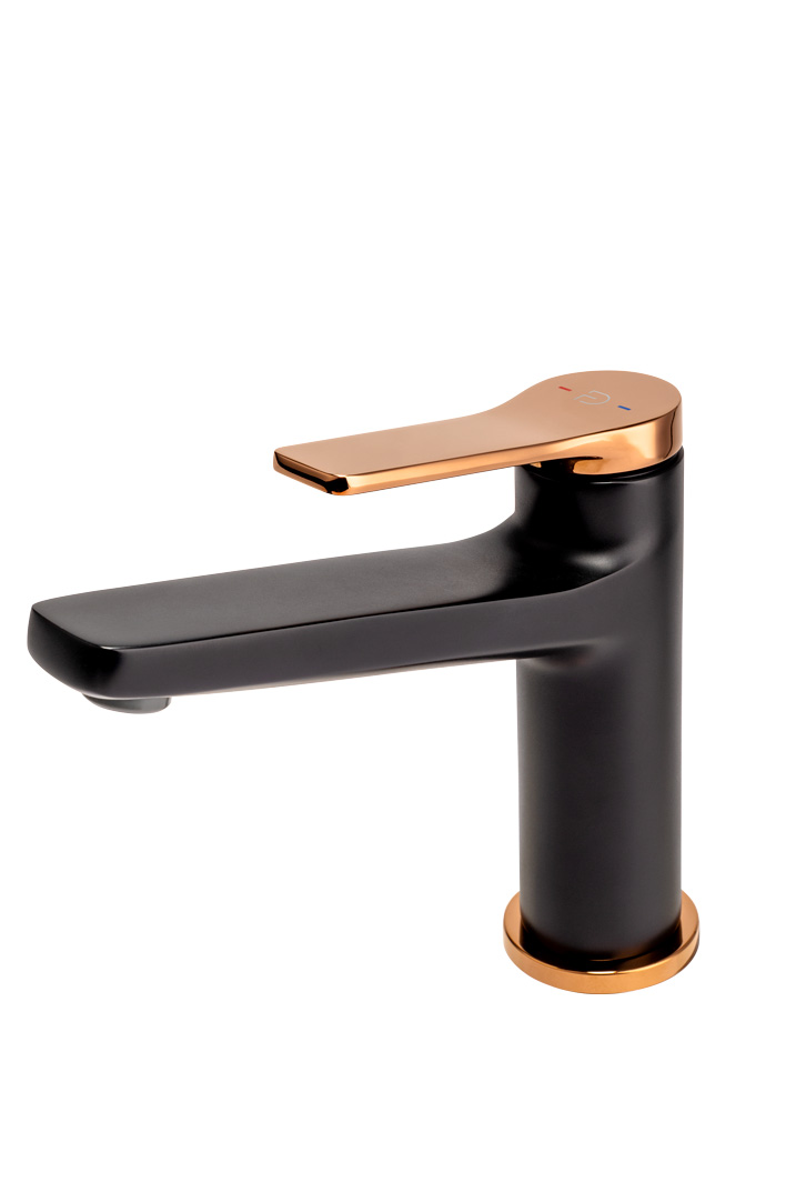 SEPPIA, Standing washbasin mixer, click-clack drain