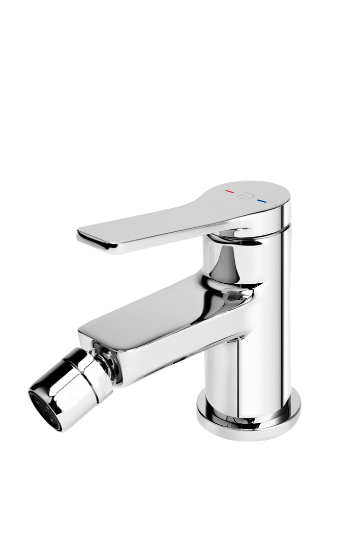 SEPPIA, Standing bidet mixer, pop-up waste