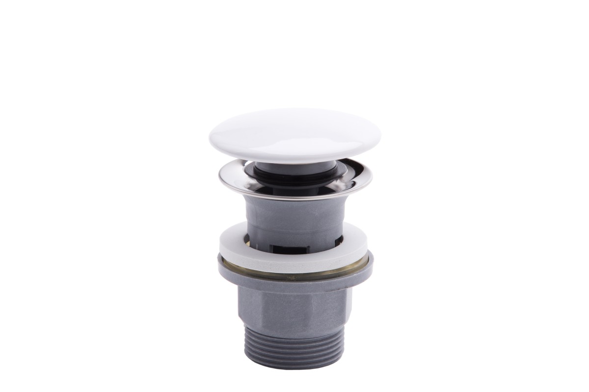 KLEOME, G5/4 drain valve for washbasins with overflow, ceramic