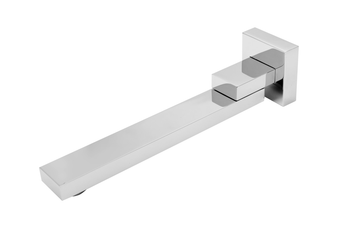 INULA, Bath mixer swivel spout, square