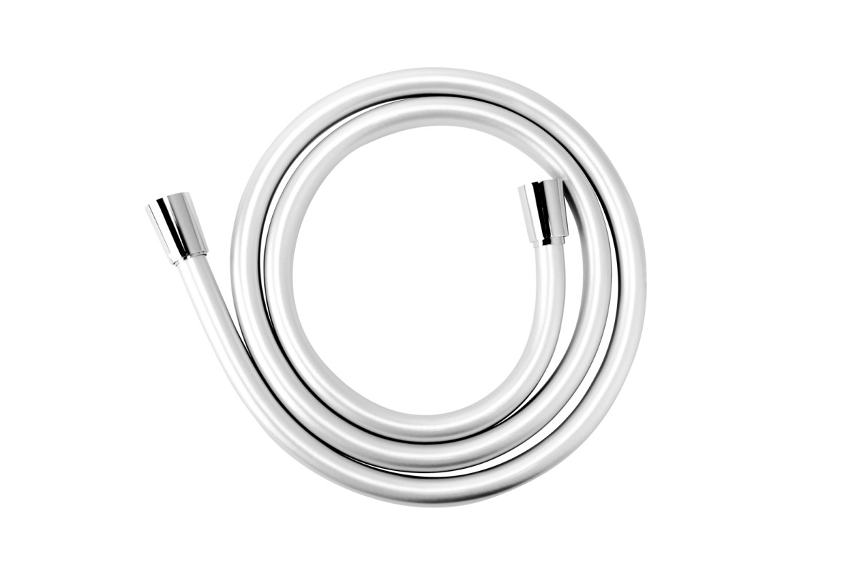 INULA, Shower hose 150 cm, PVC silver