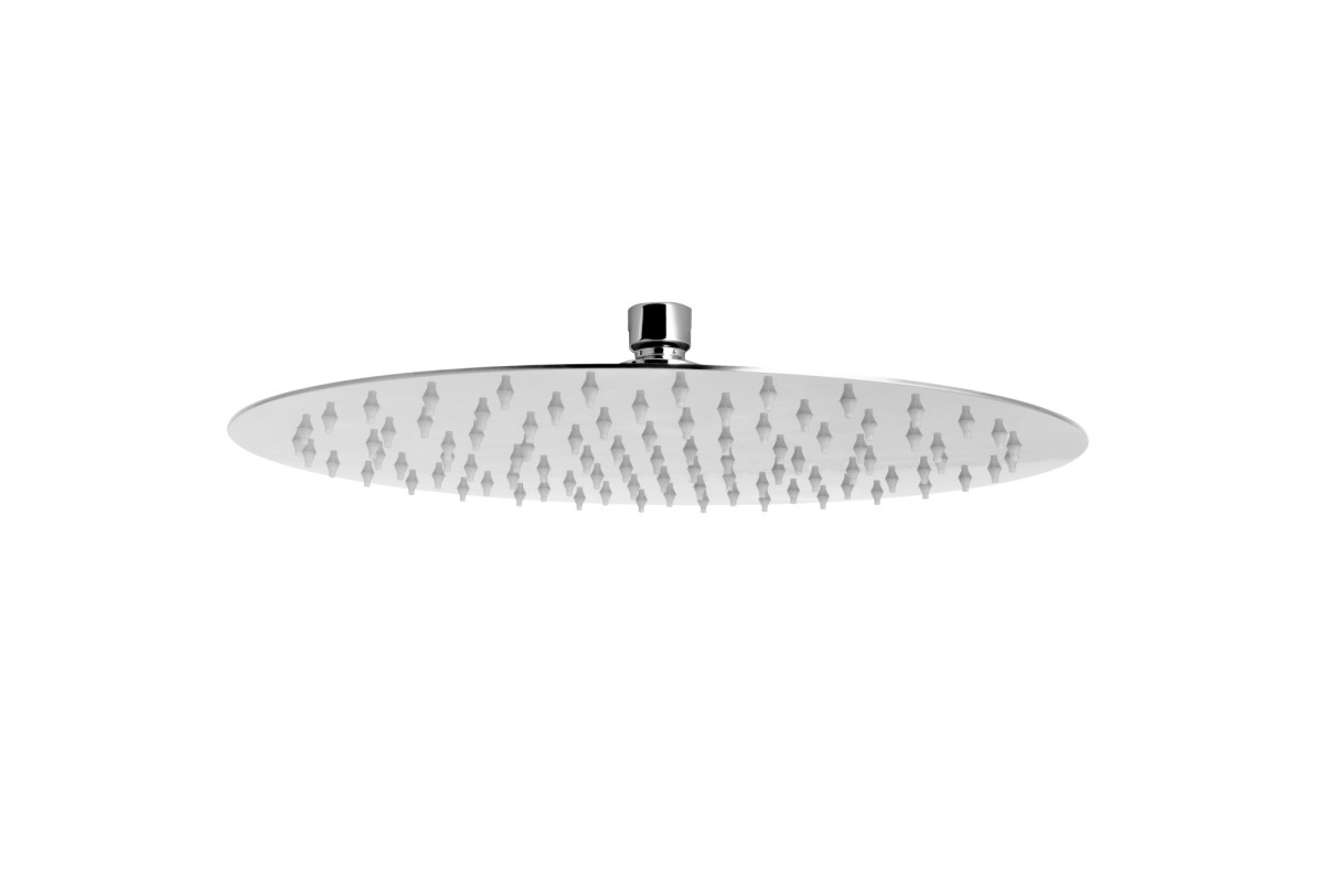 INULA, Rainfall shower head, round 300 mm, stainless