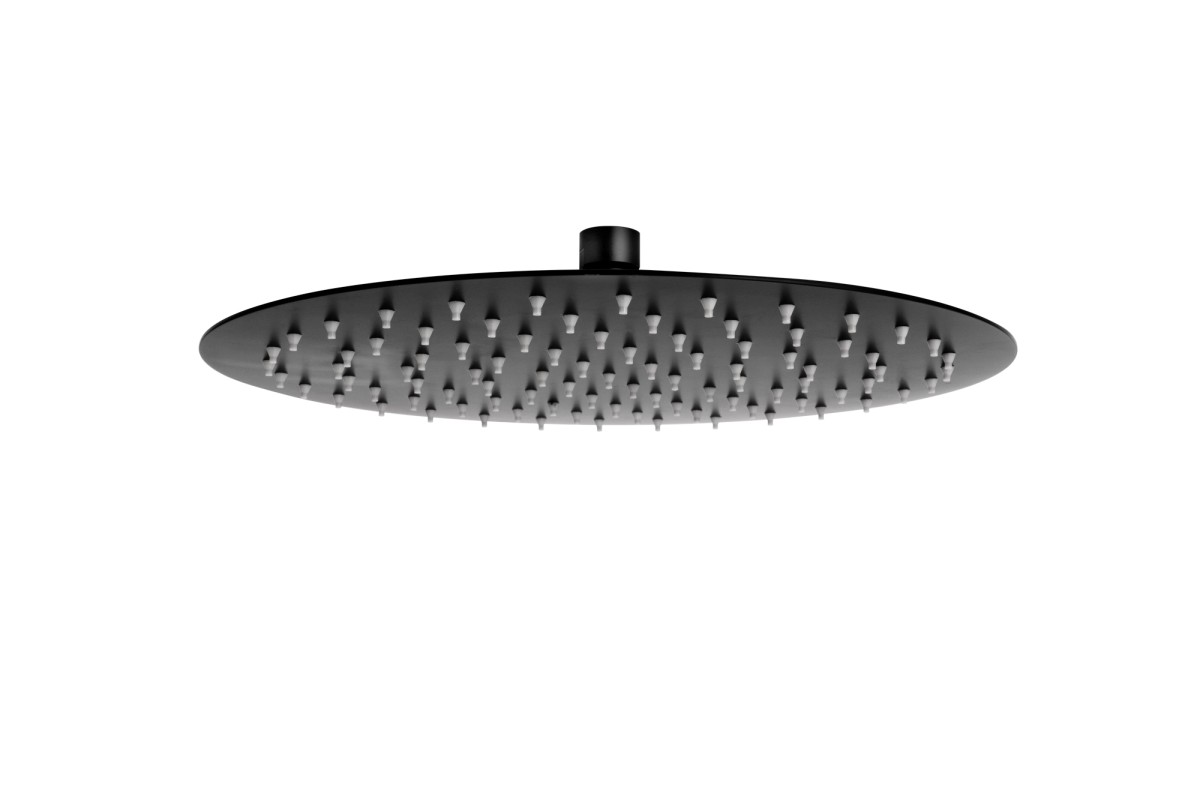 INULA, Rainfall shower head, round 300 mm, stainless