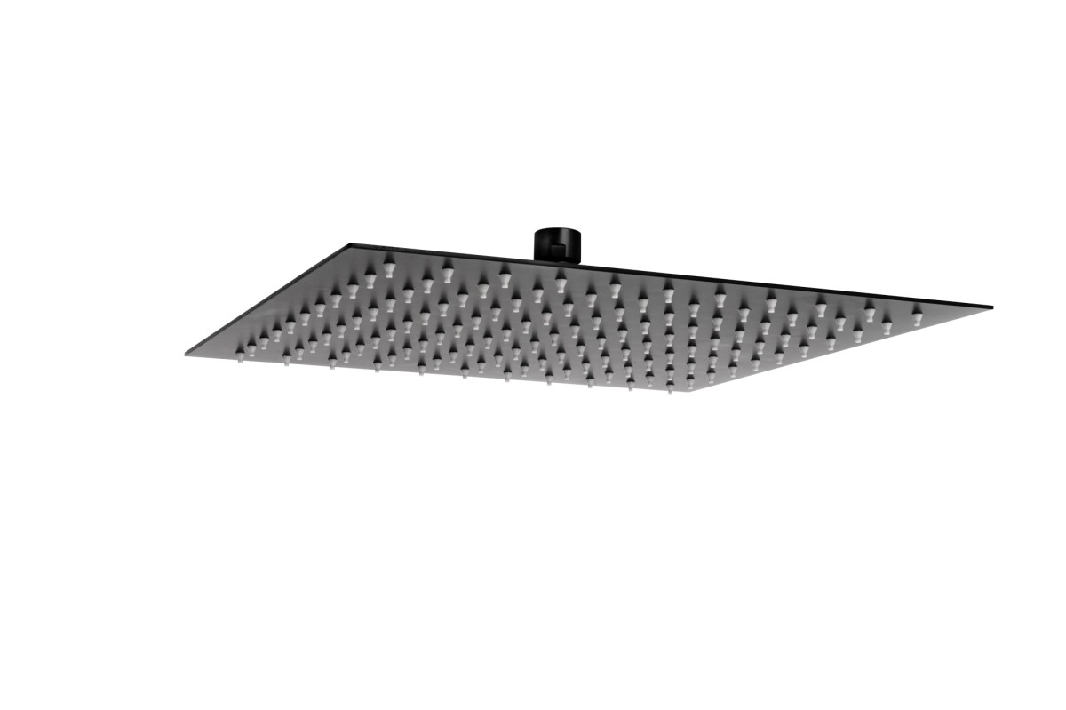 INULA, Rainfall shower head, square 300 mm, stainless