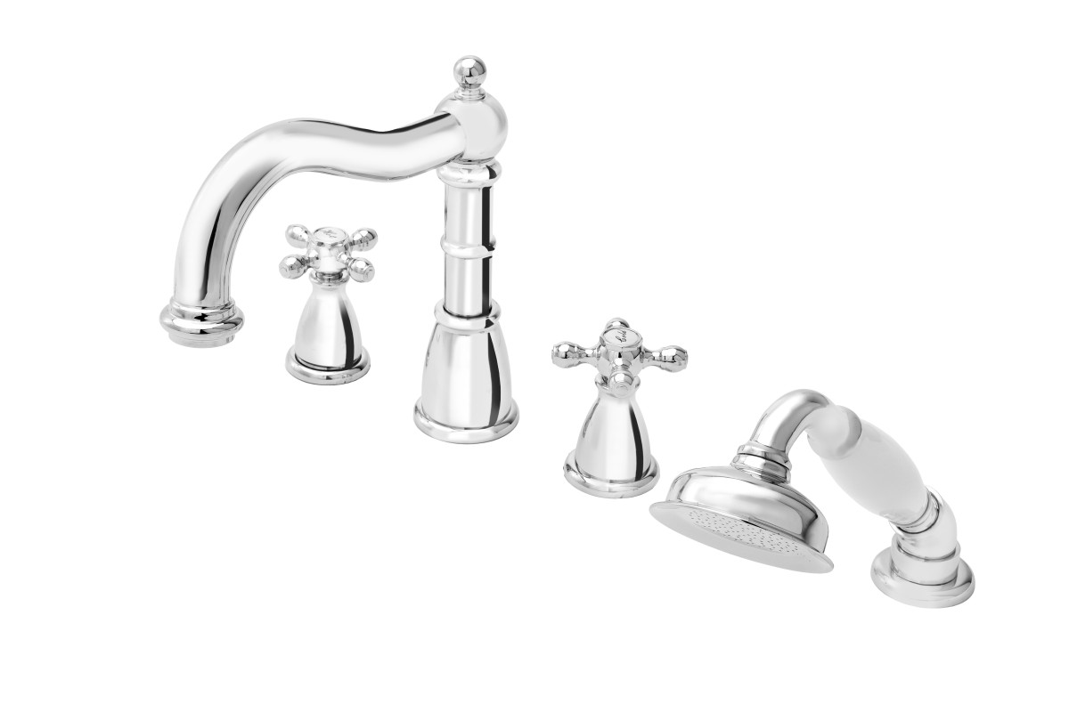 LACRIMA, 4-hole standing bath mixer