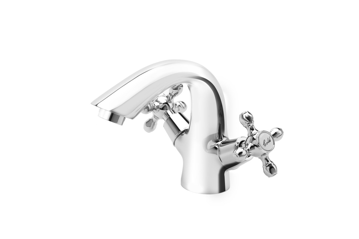 LACRIMA, Standing washbasin mixer, click-clack drain