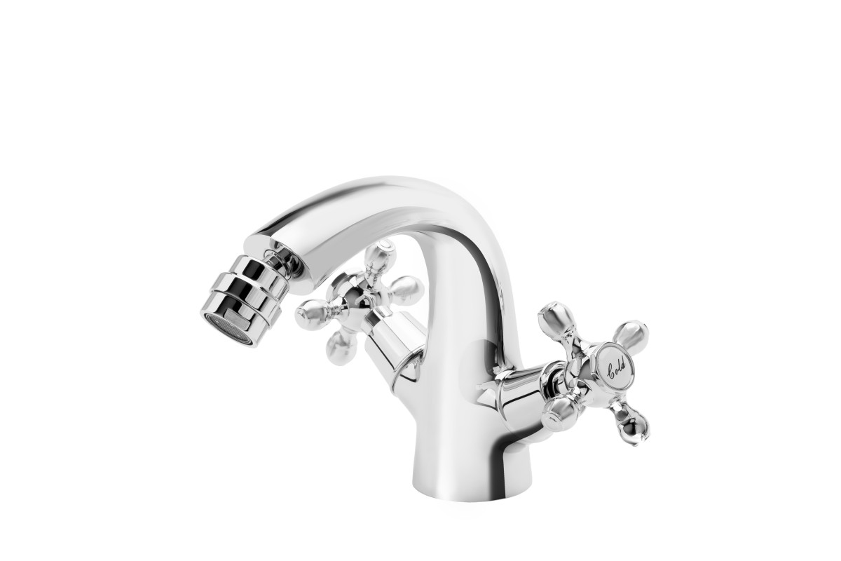 LACRIMA, Standing bidet mixer, pop-up waste