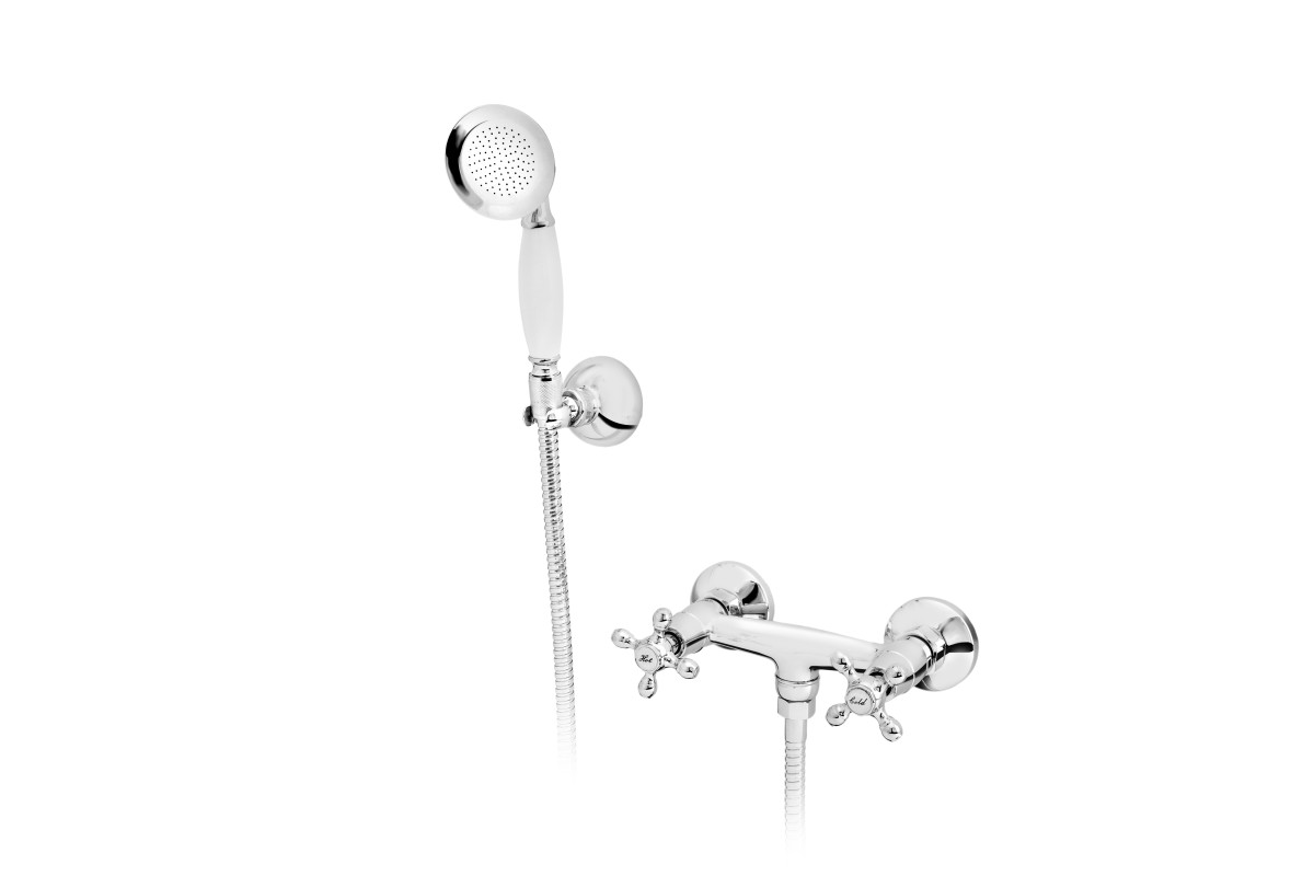 LACRIMA, Wall-mounted shower mixer with spot shower set