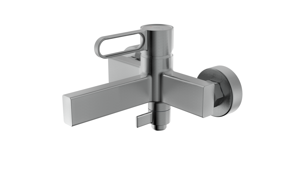ZAFFIRO, Wall-mounted bath mixer