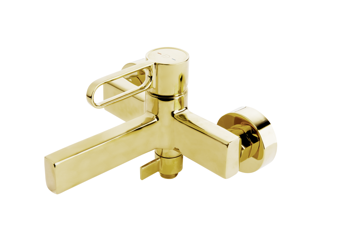 ZAFFIRO, Wall-mounted bath mixer