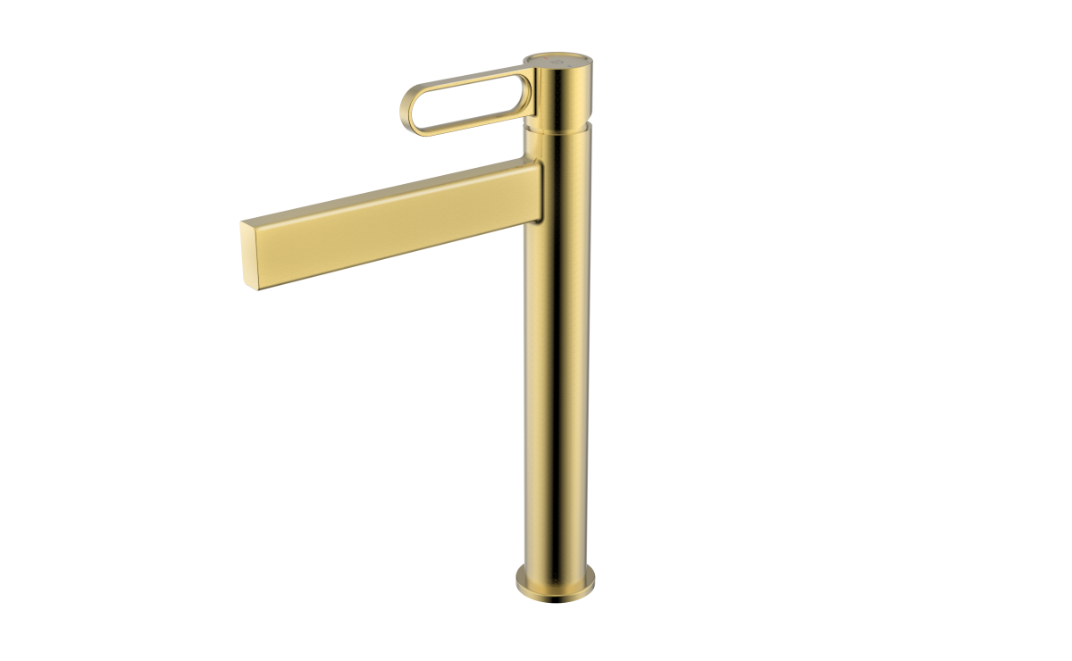 ZAFFIRO, Standing countertop washbasin mixer 