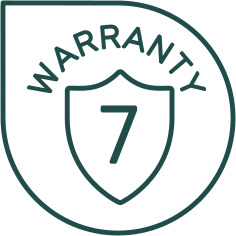 7 years warranty